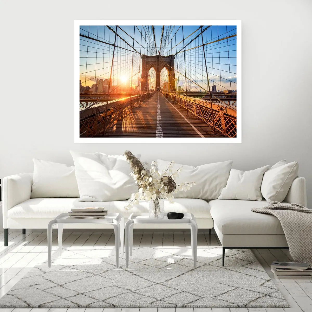 Affiche - Poster - Sur le pont d'or - 40x30 cm