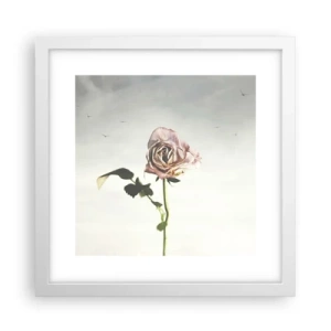 Affiche dans un cadre blanc - Poster - Bonjour de printemps - 30x30 cm