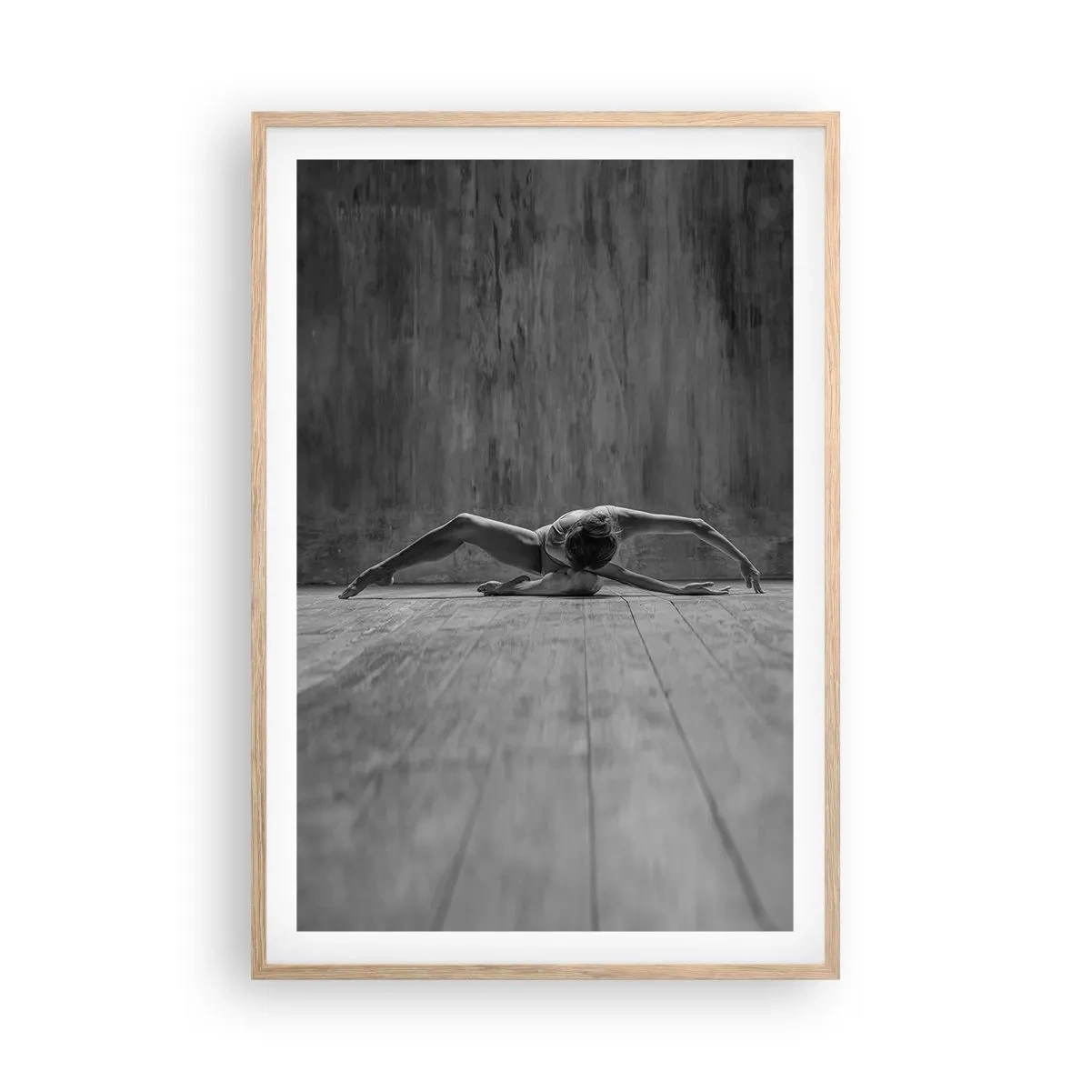 Affiche dans un chêne clair - Poster - Symétrie trouvée - 61x91 cm