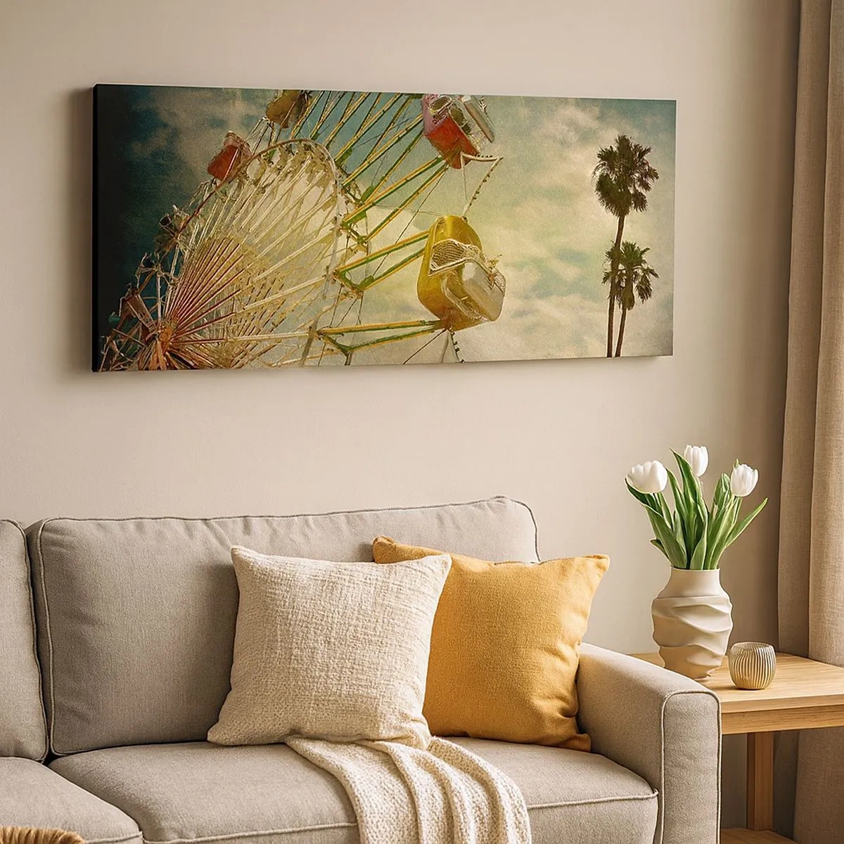 Impression sur toile - Image sur toile - On va faire la fête - 100x40 cm