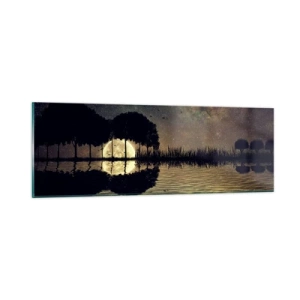 Impression sur verre - Image sur verre - Nuit au bout du monde - 90x30 cm