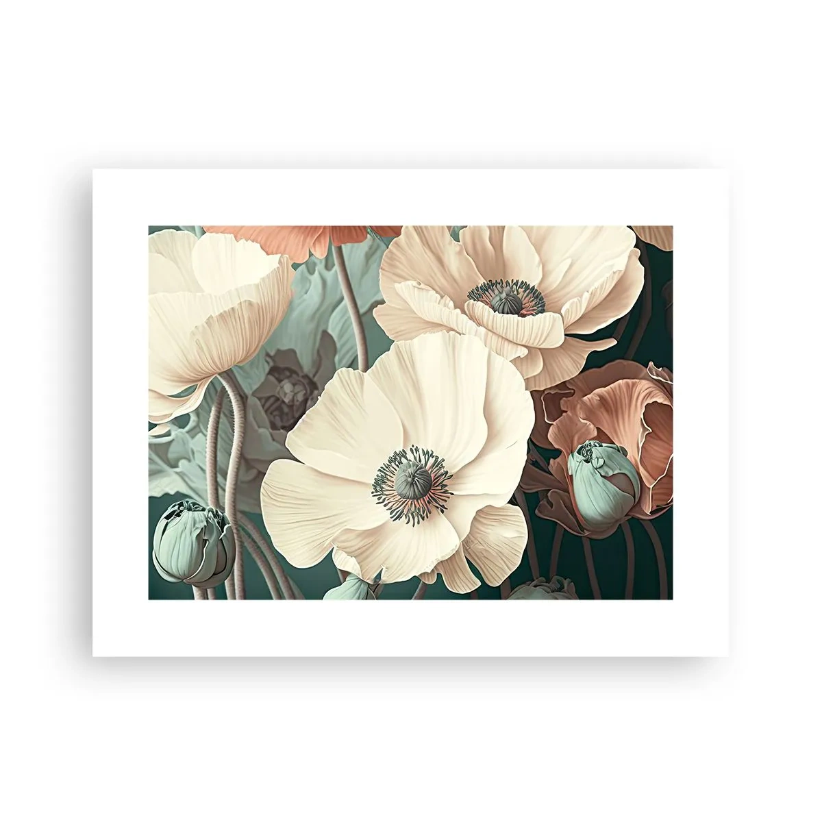 Affiche - Poster - Le murmure des coquelicots - 40x30 cm