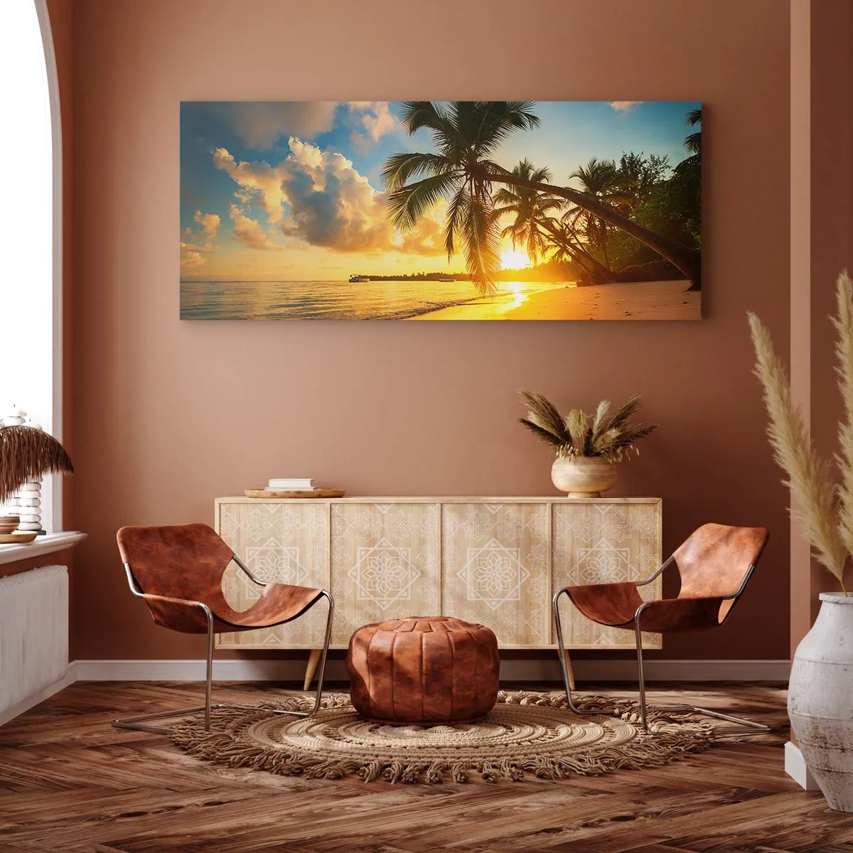 Impression sur toile - Image sur toile - Rêve caribéen - 100x40 cm