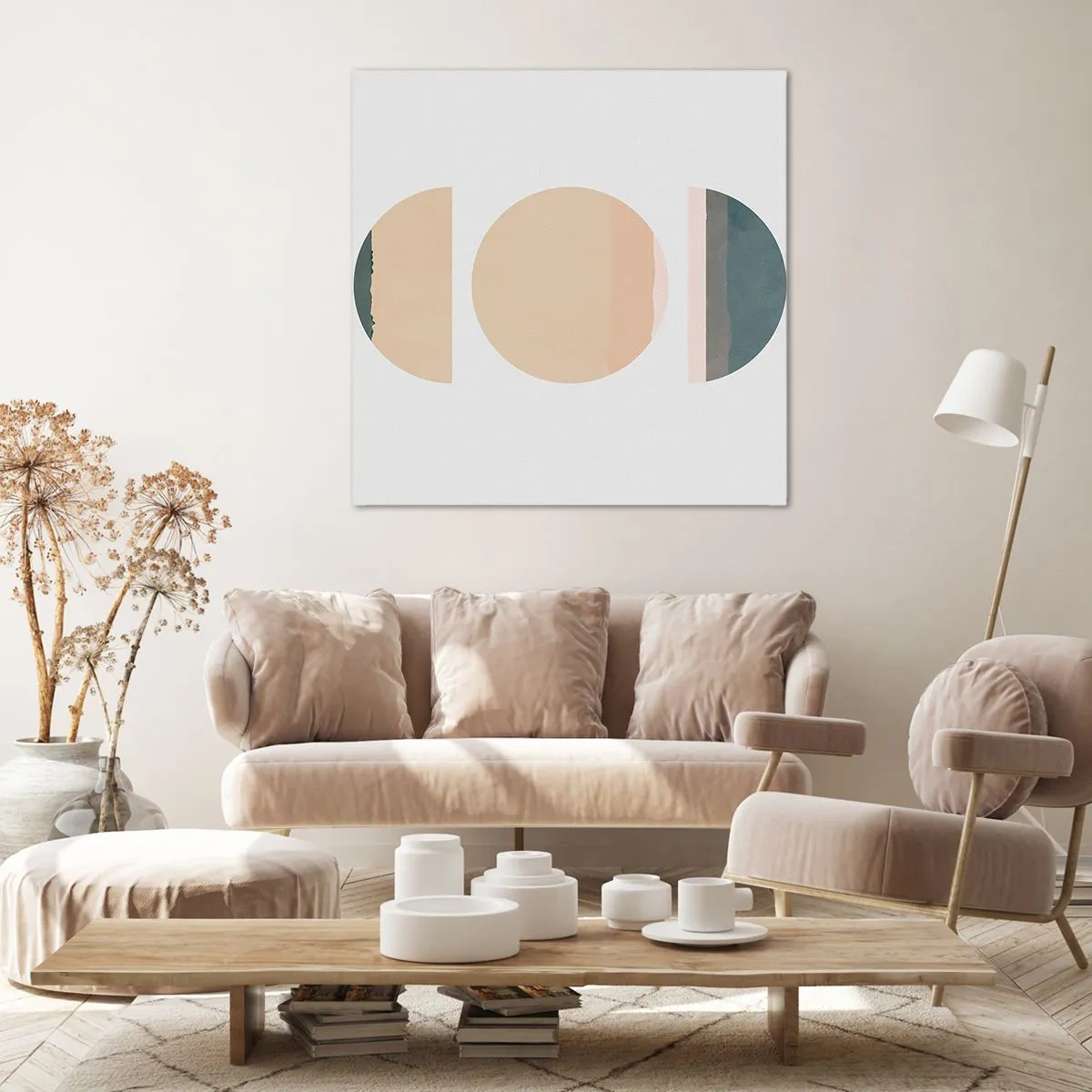 Impression sur toile - Image sur toile - Cercles après cercles - 40x40 cm