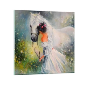 Impression sur verre - Image sur verre - Comme dans un beau rêve - 40x40 cm