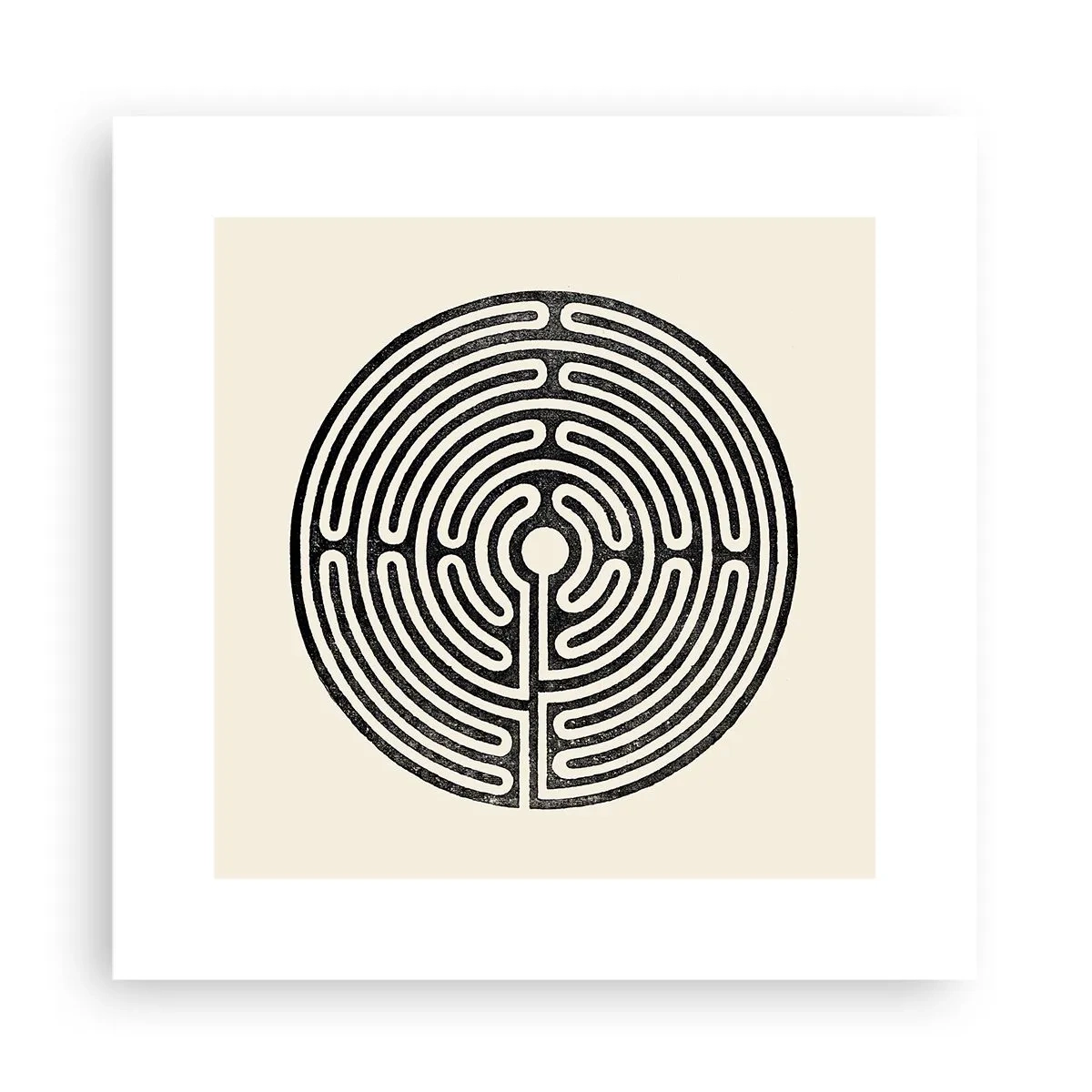 Affiche - Poster - Ordre mystérieux - 30x30 cm