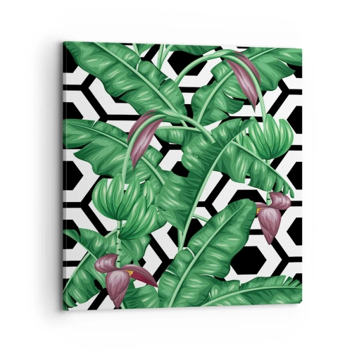 Impression sur toile - Image sur toile - Une composition symétrique par nature - 70x70 cm