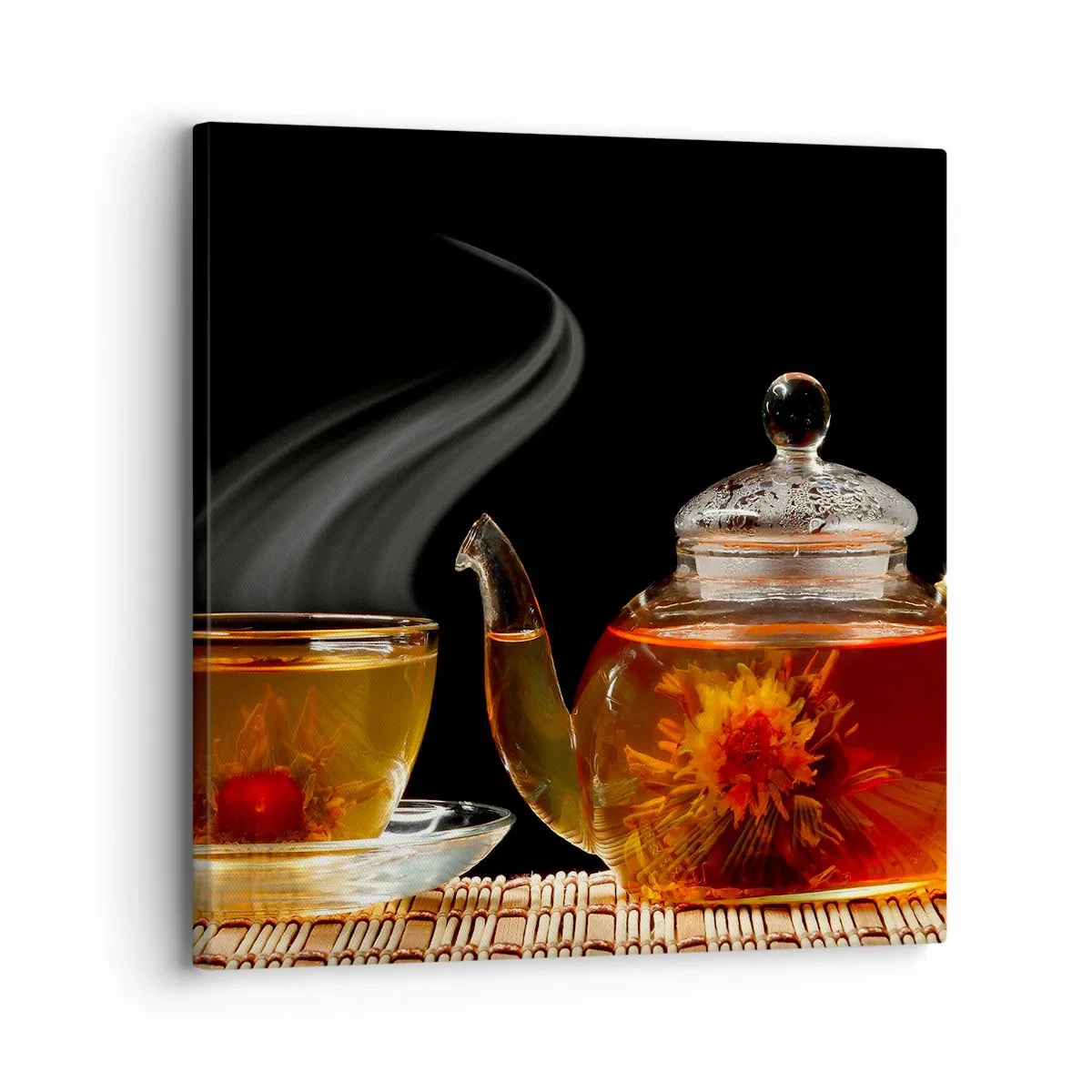 Impression sur toile - Image sur toile - La magie et l'art de l'infusion du thé - 30x30 cm