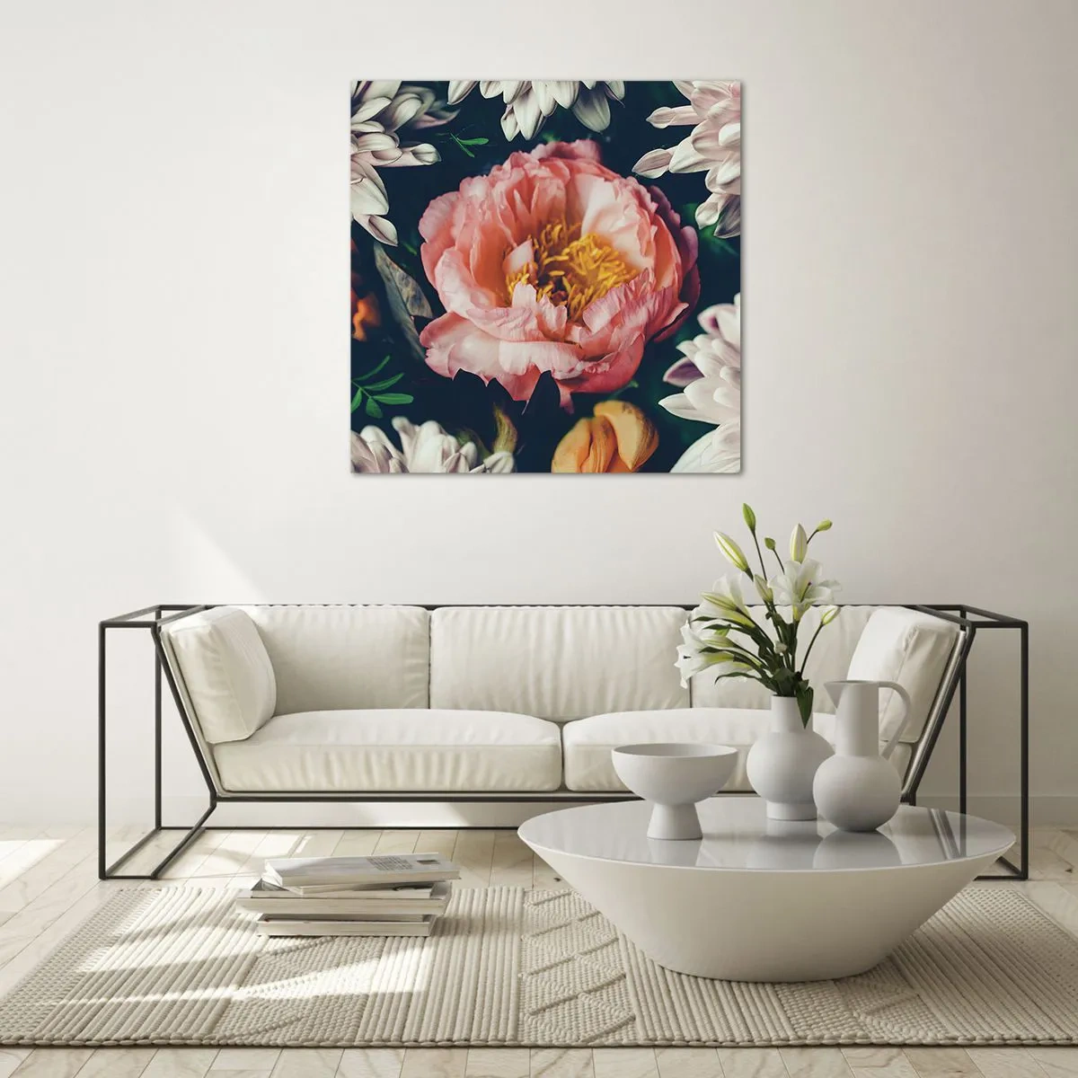 Impression sur verre - Image sur verre - Splendeur baroque - 60x60 cm