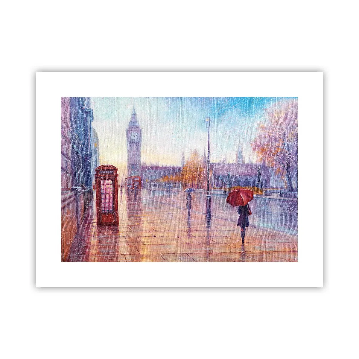 Affiche - Poster - Jour automnal londonien - 40x30 cm