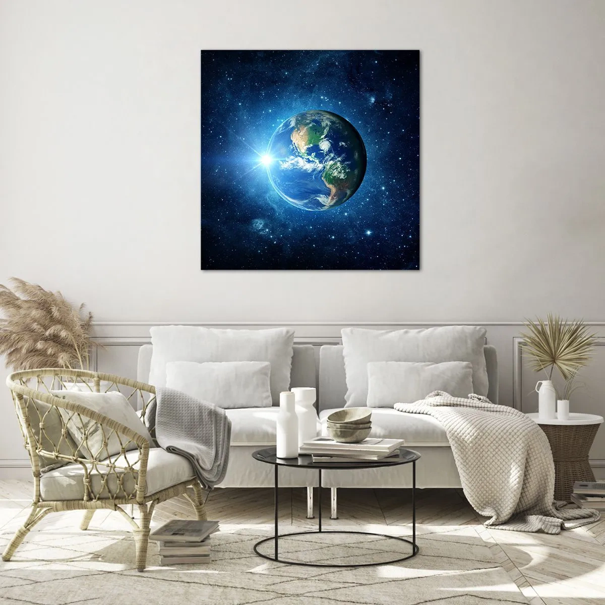 Impression sur verre - Image sur verre - Nous sommes au paradis - 40x40 cm