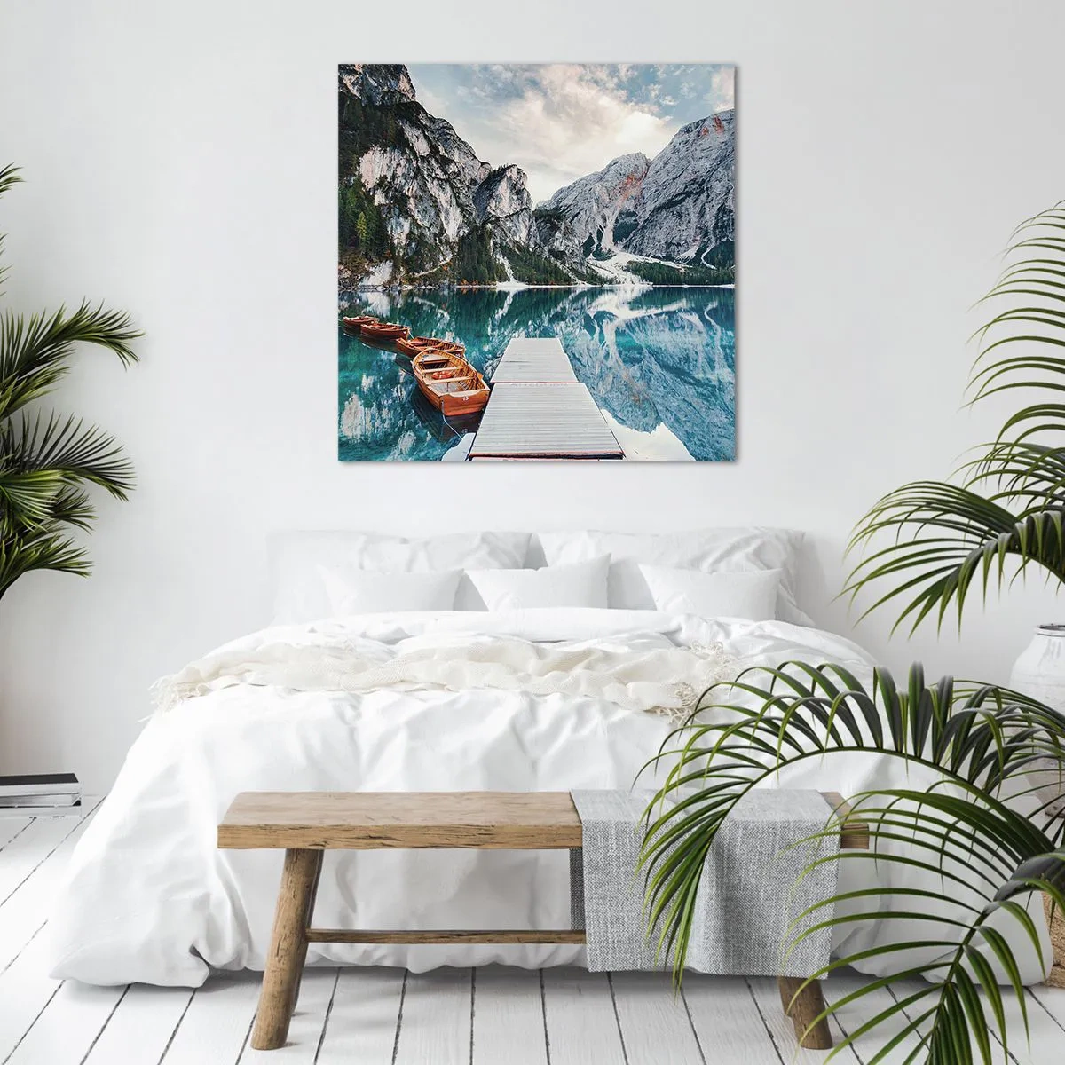 Impression sur toile - Image sur toile - On va te montrer la beauté - 70x70 cm