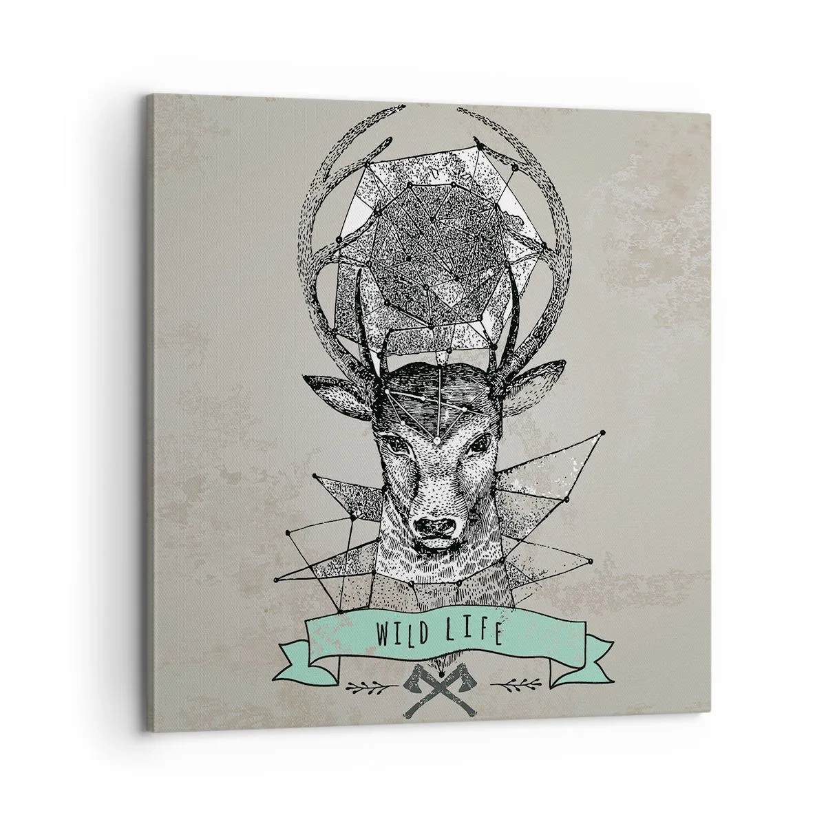 Impression sur toile - Image sur toile - Voir St. Hubertus - 60x60 cm