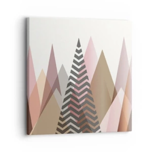 Impression sur toile - Image sur toile - Vue pyramidale - 30x30 cm