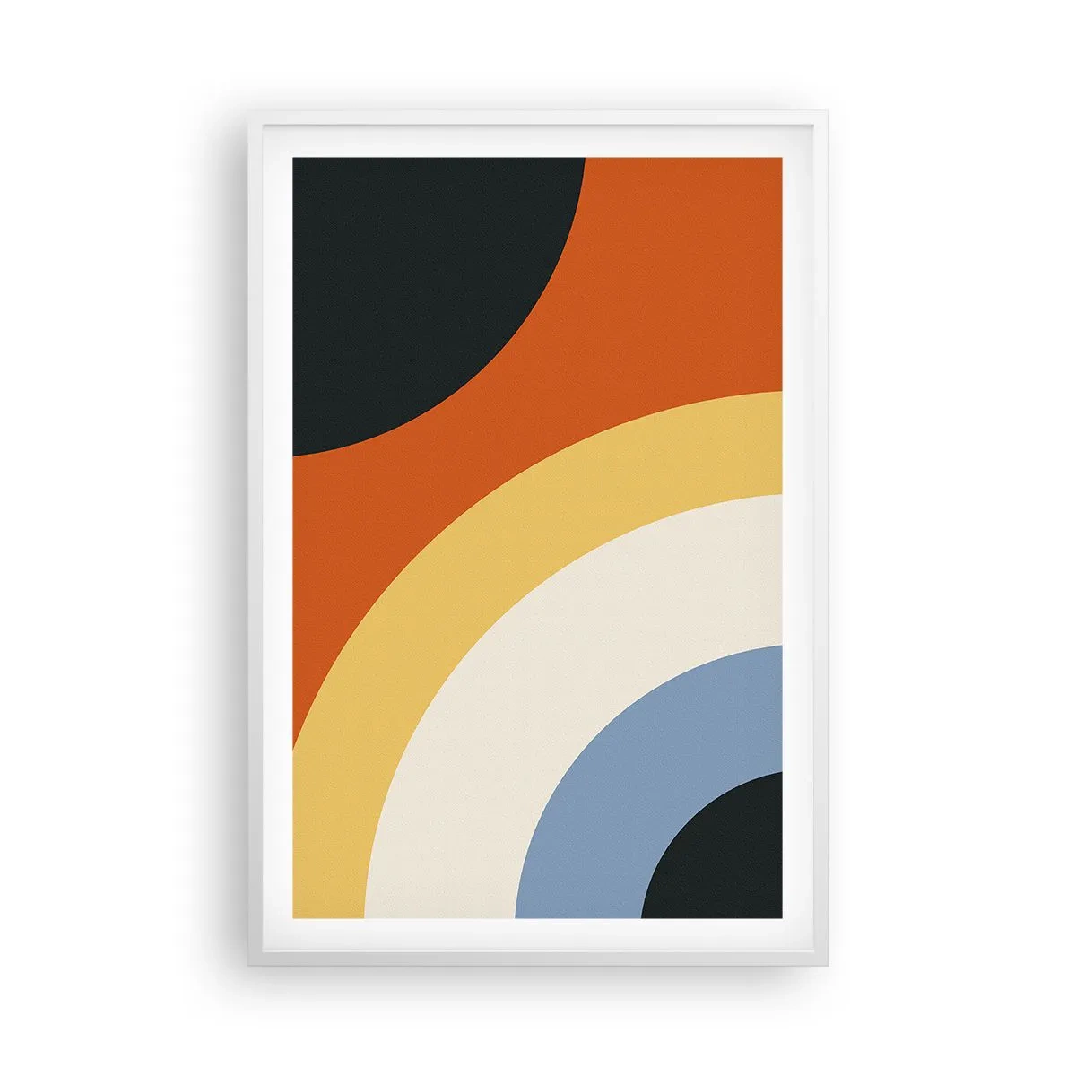 Affiche dans un cadre blanc - Poster - Vers son soi - 61x91 cm