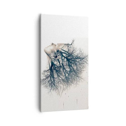 Impression sur toile - Image sur toile - Écouter le murmure des arbres - 55x100 cm