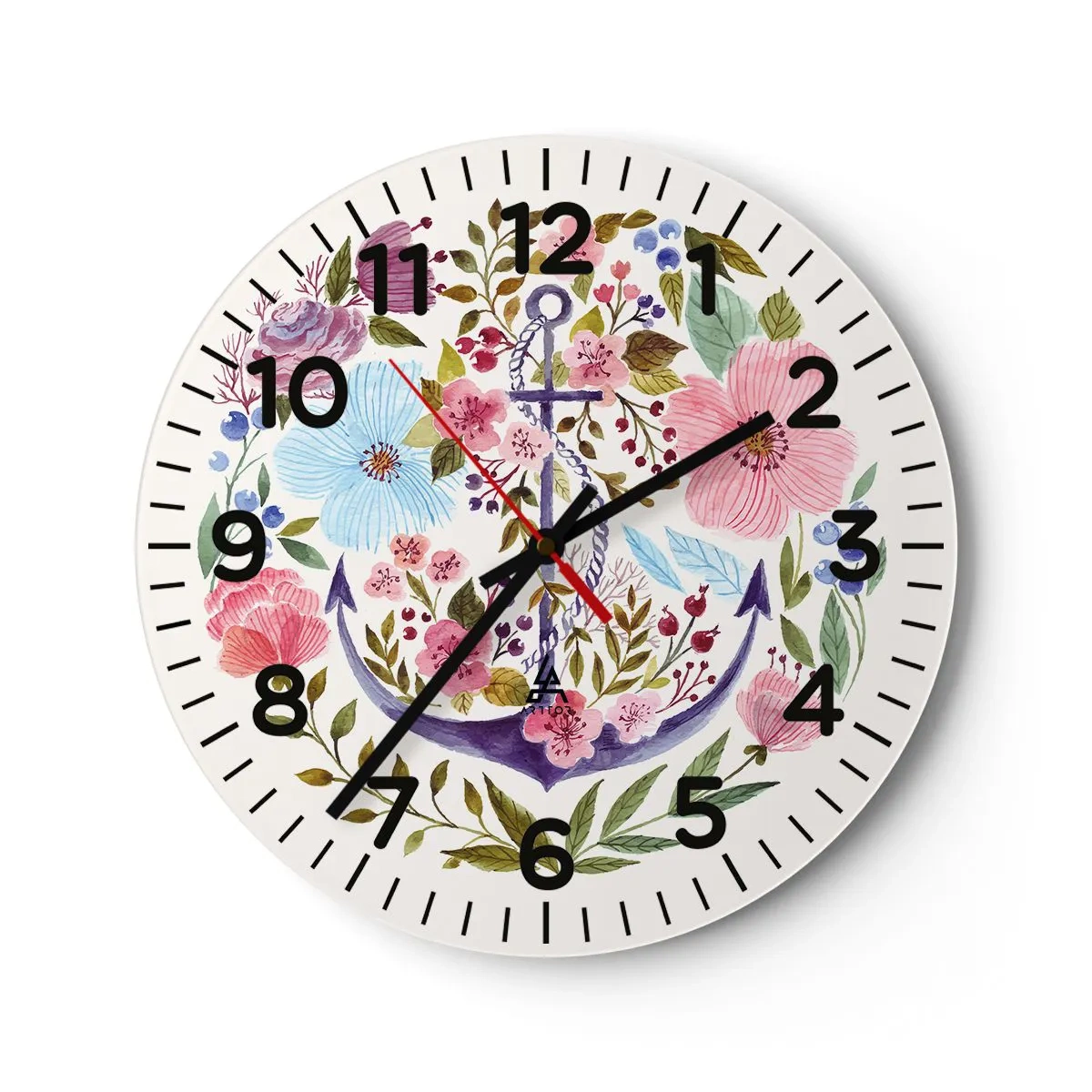 Horloge murale - Pendule murale - Le beau rêve du marin - 40x40 cm