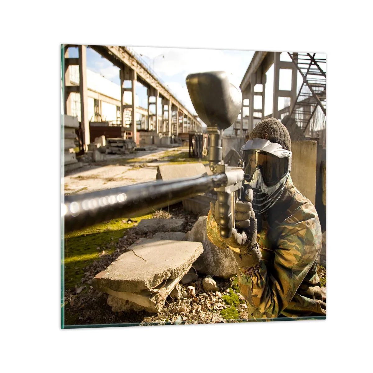 Impression sur verre - Image sur verre - Et vous pouvez devenir un héros - 70x70 cm