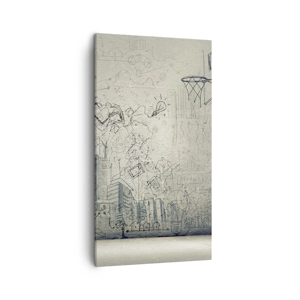 Impression sur toile - Image sur toile - Ma vie fantastique en ville - 45x80 cm