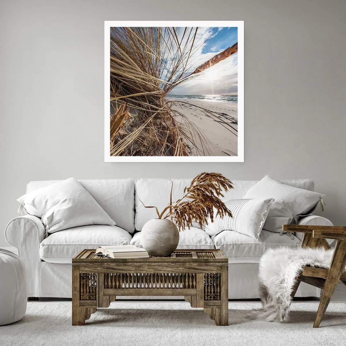 Affiche - Poster - Rencontre des éléments - 40x40 cm