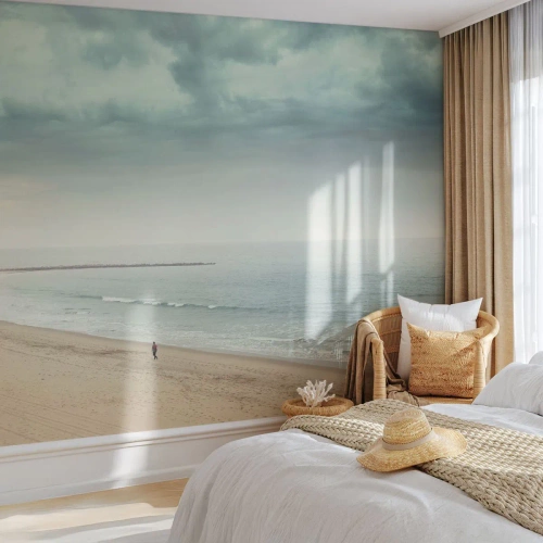 Papier peint sur mesure Premium Sand - à la recherche de la paix - Mer, Plage, Marcher
