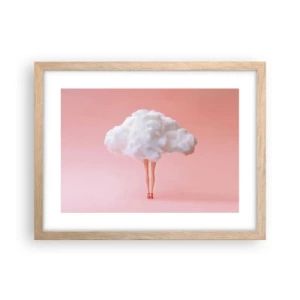 Affiche dans un chêne clair - Poster - Douce promesse - 40x30 cm