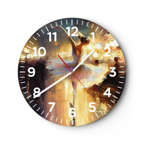 Horloge murale - Pendule murale - Miracle dans la rue - 30x30 cm