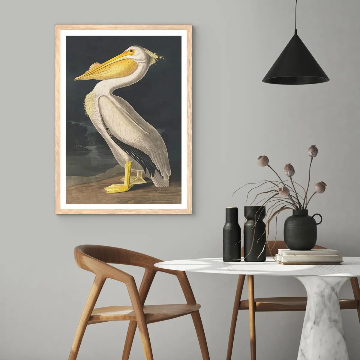 Affiche dans un chêne clair - Poster - Plein de fierté - 70x100 cm