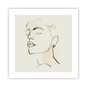 Affiche - Poster - Regard fier - 40x40 cm