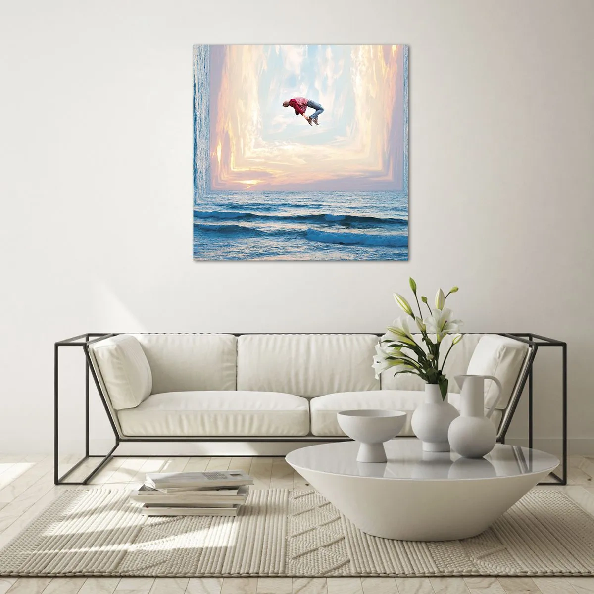 Impression sur verre - Image sur verre - Vers une autre dimension - 30x30 cm