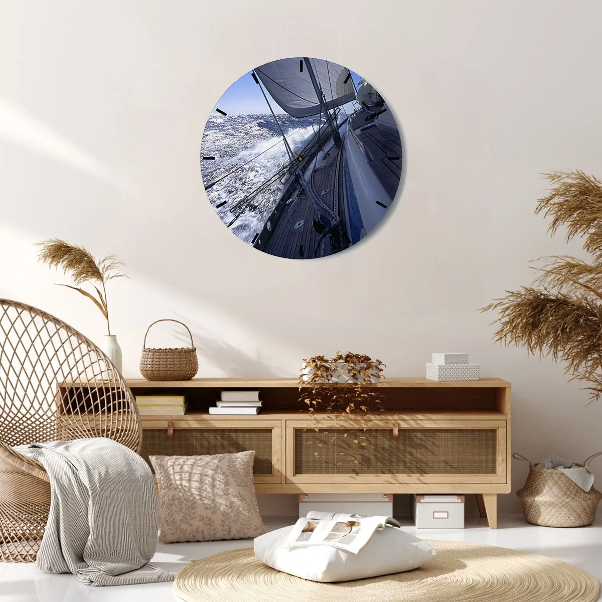 Horloge murale - Pendule murale - Je sais ce que c'est d'être un oiseau - 40x40 cm