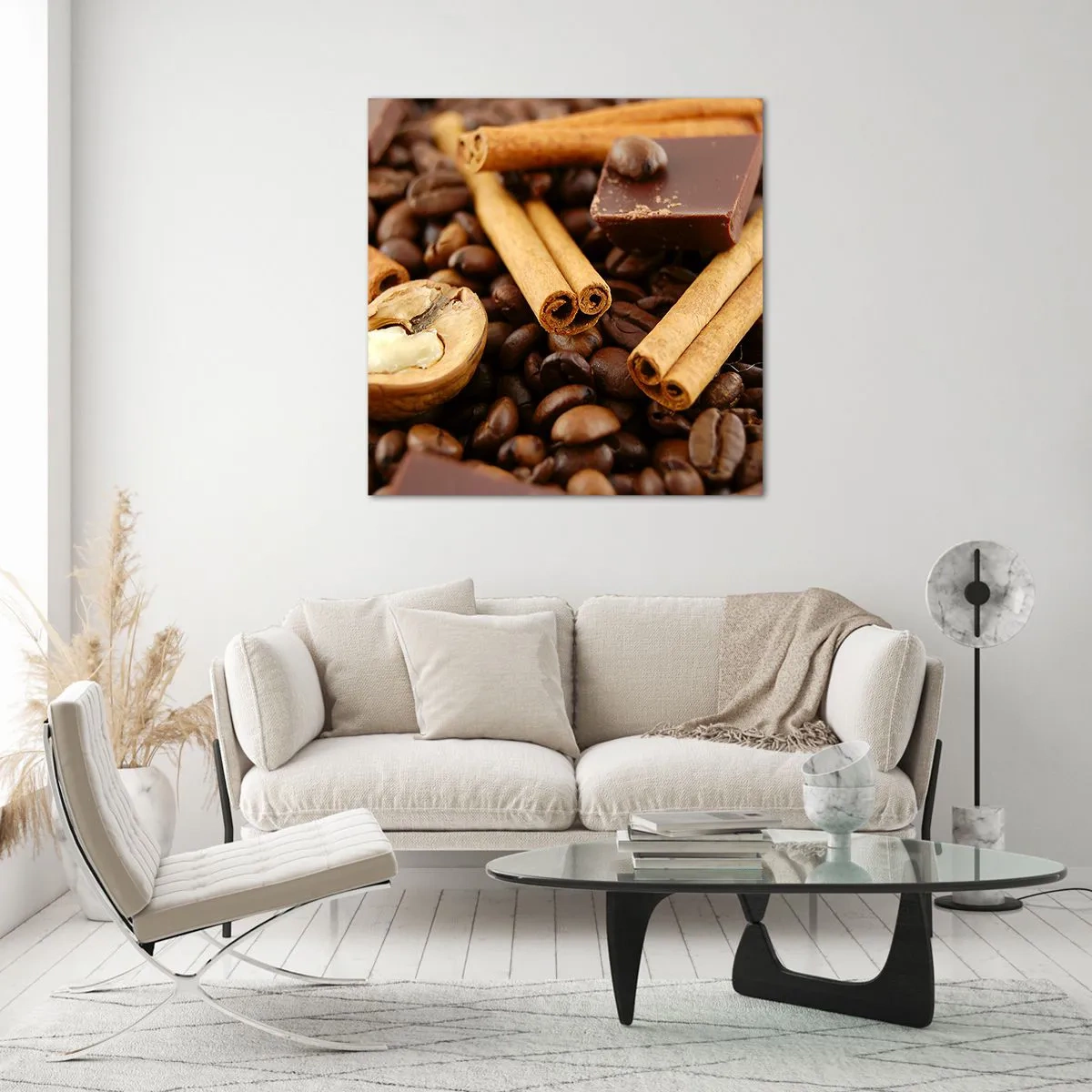 Impression sur verre - Image sur verre - Concert d'aromates - 30x30 cm