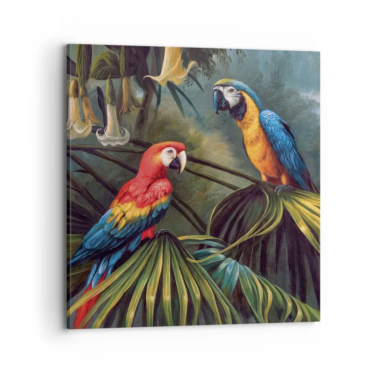 Impression sur toile - Image sur toile - Romantisme dans les tropiques - 70x70 cm