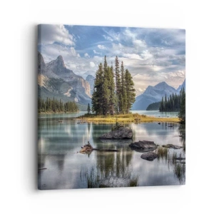 Impression sur toile - Image sur toile - Sous les grandes eaux claires - 30x30 cm