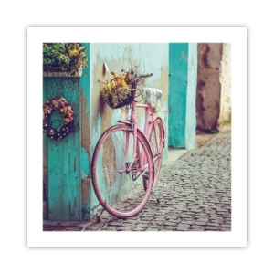 Affiche - Poster - Je reviens tout de suite - 50x50 cm