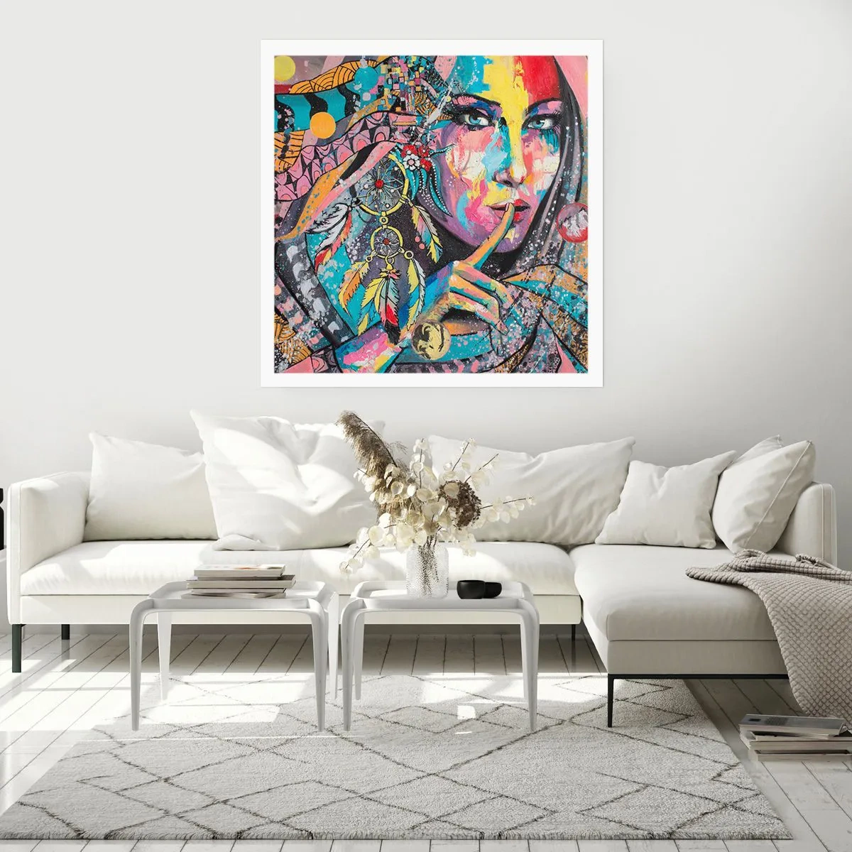 Affiche - Poster - Taisez-vous jusqu'à ce que vous compreniez - 40x40 cm