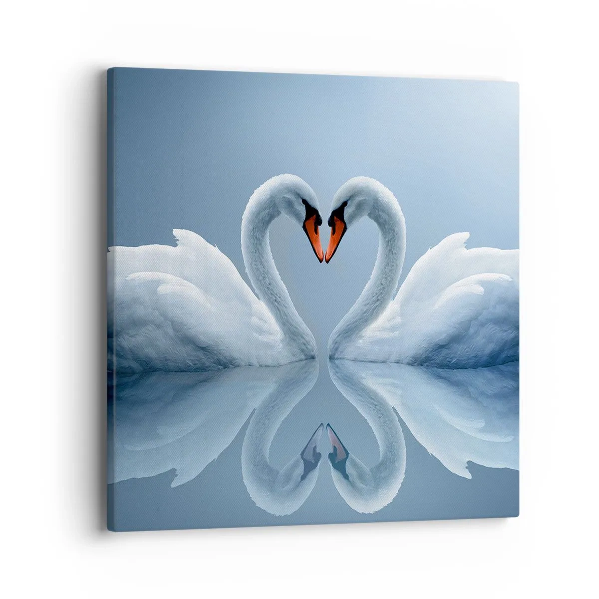 Impression sur toile - Image sur toile - Le temps de l'amour - 40x40 cm