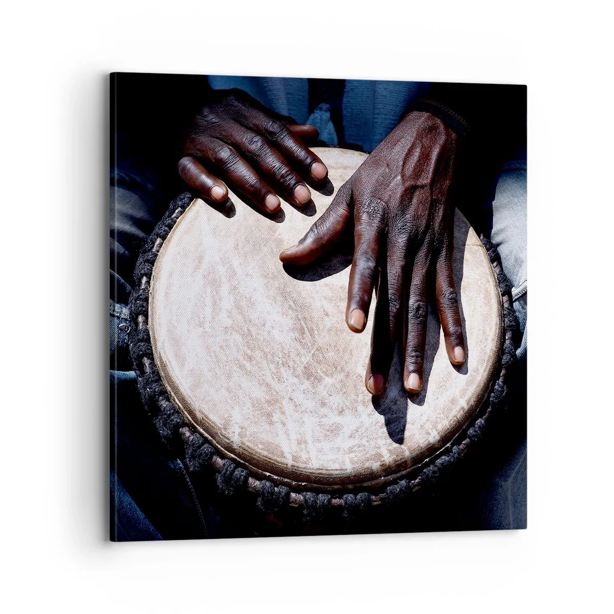 Impression sur toile - Image sur toile - Vis à son rythme - 70x70 cm