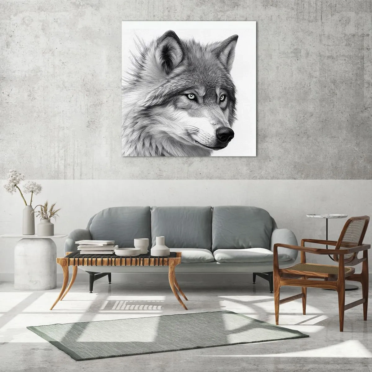 Impression sur verre - Image sur verre - Alpha – sans aucun doute - 60x60 cm