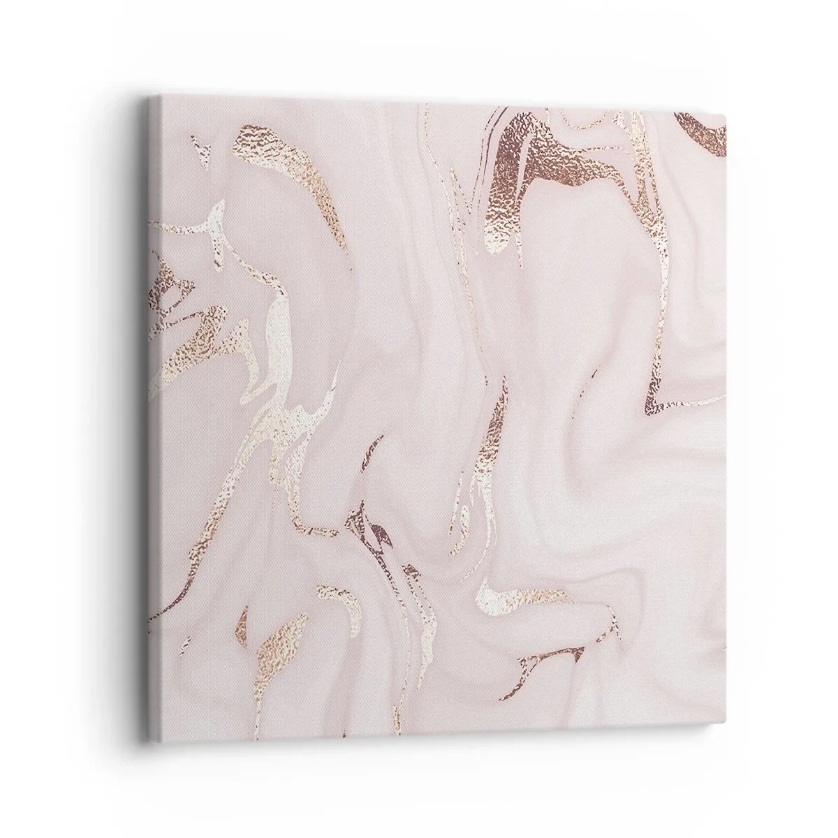 Impression sur toile - Image sur toile - Dans un châle rose - 30x30 cm