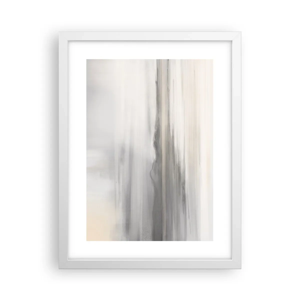 Affiche dans un cadre blanc - Poster - Distance réfléchie - 30x40 cm