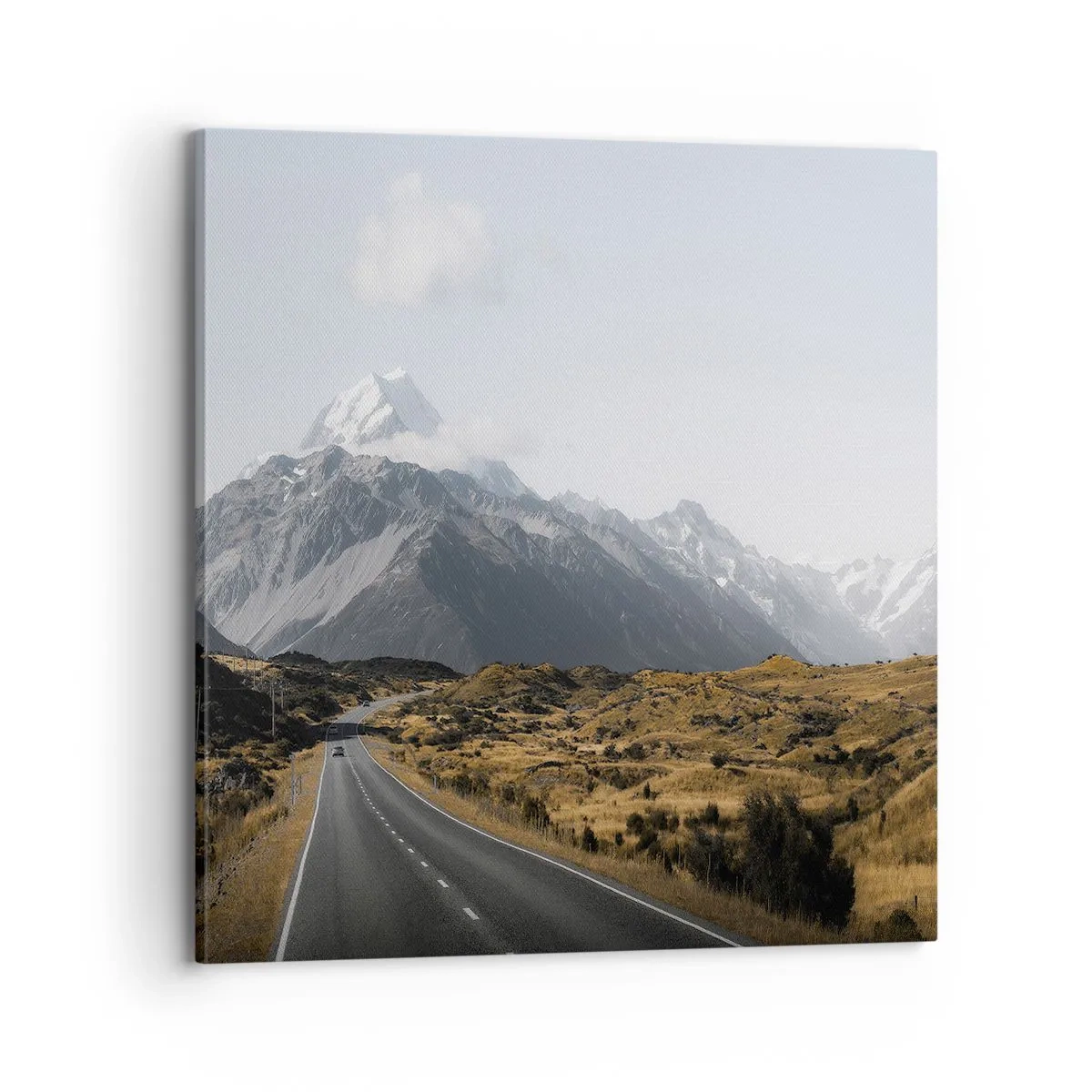 Impression sur toile - Image sur toile - Chemin vers le coeur de la montagne - 70x70 cm