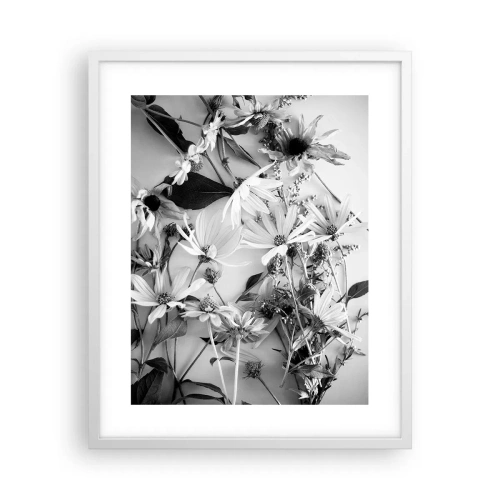 Affiche dans un cadre blanc - Poster - Non-un bouquet de fleurs - 40x50 cm