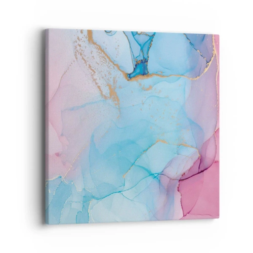 Impression sur toile - Image sur toile - Rencontre et mélange - 40x40 cm