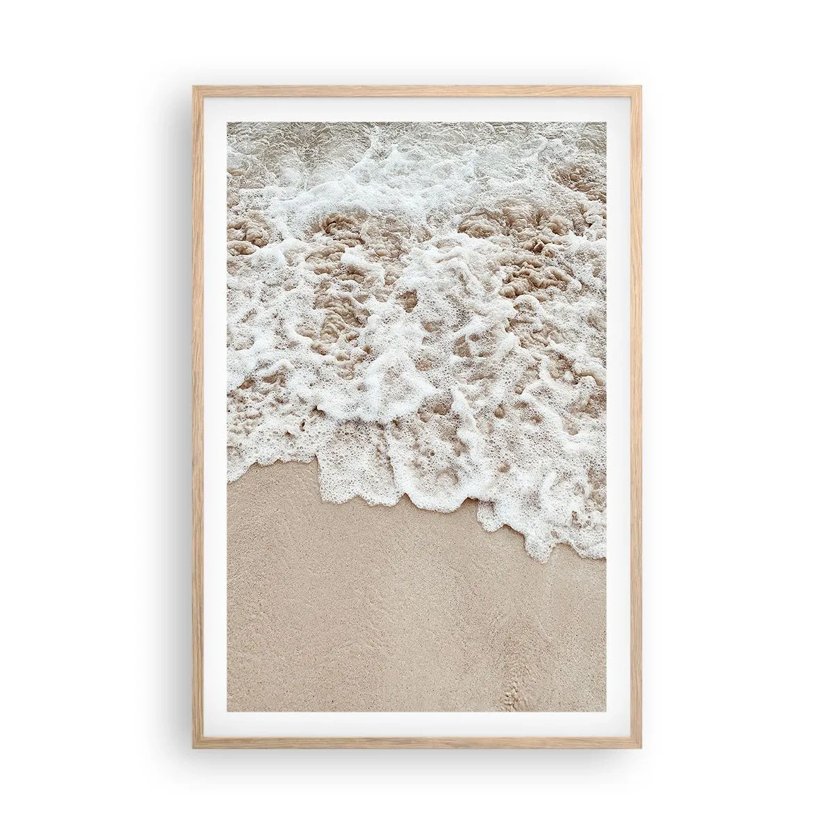 Affiche dans un chêne clair - Poster - Je reviens tout de suite - 61x91 cm