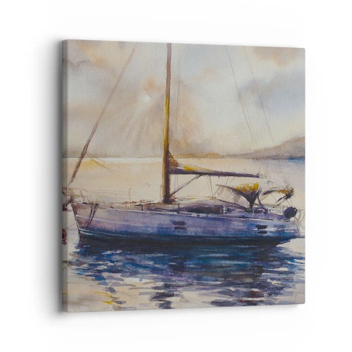 Impression sur toile - Image sur toile - Soirée sur la baie - 30x30 cm