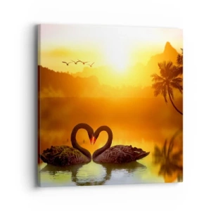 Impression sur toile - Image sur toile - Tout va ensemble - 40x40 cm