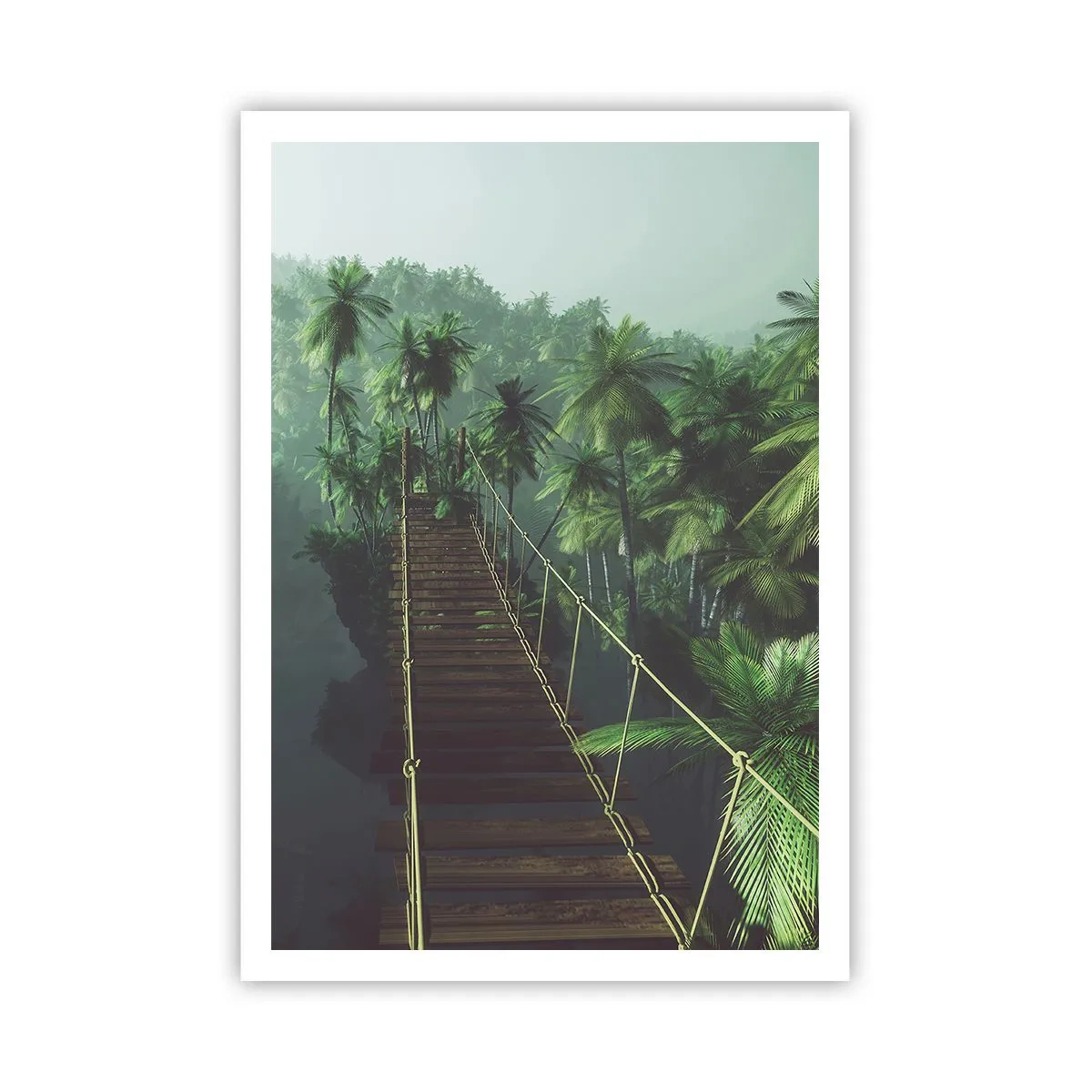 Affiche - Poster - Au fil de la verdure - 70x100 cm