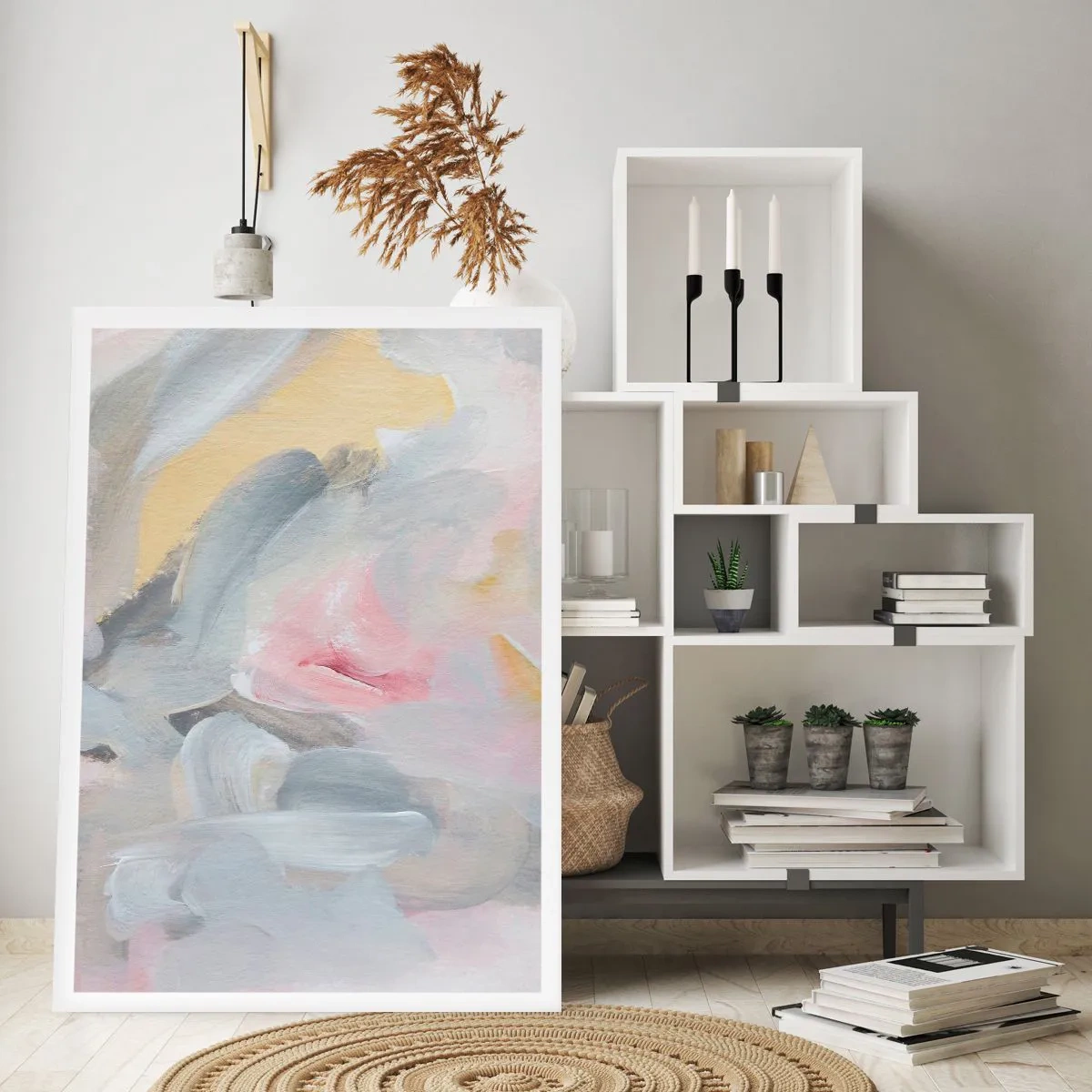 Affiche - Poster - Dans un monde pastel - 61x91 cm