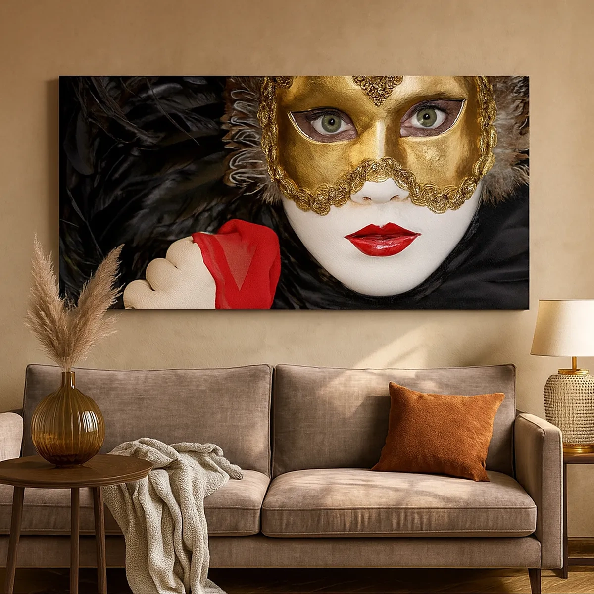 Impression sur toile - Image sur toile - Parce que la vie est un grand bal - 30x30 cm